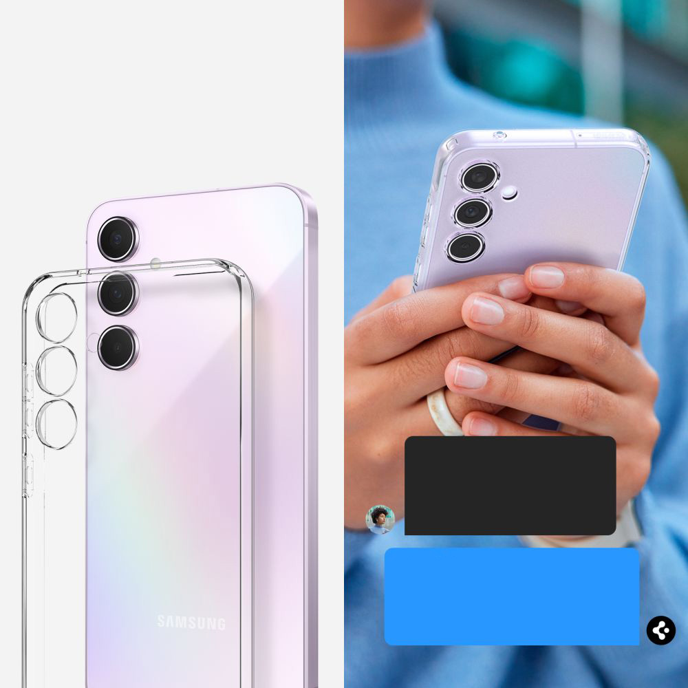 Etui Spigen Liquid Crystal do Galaxy A55 5G, przezroczyste